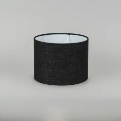 QAZQA Lampenschirme*Stofflampenschirm schwarz 20/20/15