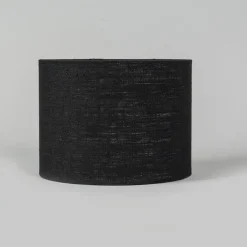 QAZQA Lampenschirme*Stofflampenschirm schwarz 20/20/15