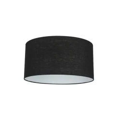 QAZQA Lampenschirme*Stofflampenschirm schwarz 50/50/25