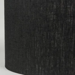 QAZQA Lampenschirme*Stofflampenschirm schwarz 35/35/20