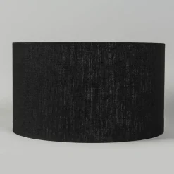 QAZQA Lampenschirme*Stofflampenschirm schwarz 35/35/20