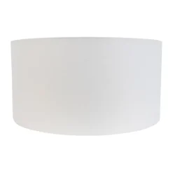 QAZQA Lampenschirme*Stofflampenschirm Weiß 50/50/25