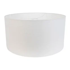 QAZQA Lampenschirme*Stofflampenschirm Weiß 50/50/25