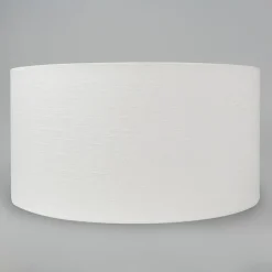 QAZQA Lampenschirme*Stofflampenschirm Weiß 50/50/25