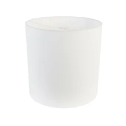 QAZQA Lampenschirme*Stofflampenschirm Weiß Zylinder 40/40/40