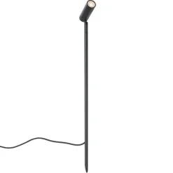 QAZQA Led-Außenleuchten|Außenstrahler*Strahler schwarz 80cm inkl. LED Verstellbar IP65 inkl. Kabel und Stecker - Carl