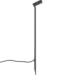 QAZQA Led-Außenleuchten|Außenstrahler*Strahler schwarz 80cm inkl. LED Verstellbar IP65 inkl. Kabel und Stecker - Carl