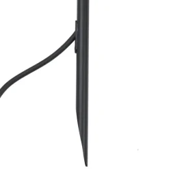 QAZQA Led-Außenleuchten|Außenstrahler*Strahler schwarz 80cm inkl. LED Verstellbar IP65 inkl. Kabel und Stecker - Carl