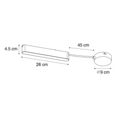 QAZQA Schlafzimmerlampen|Küchenlampen*Stromschienen-Netzteil schwarz 100W mit Montageplatte 1-phasig - Magnetic