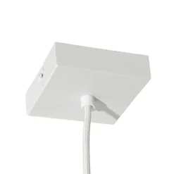 QAZQA Schlafzimmerlampen|Küchenlampen*Stromzufuhr mit quadratischer Montageplatte für 1-phasige Schiene weiß - Iconic