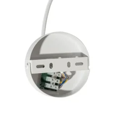 QAZQA Schlafzimmerlampen|Küchenlampen*Stromzufuhr mit runder Montageplatte für 1-phasige Schiene weiß - Iconic