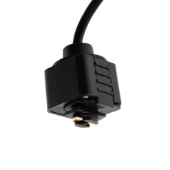 QAZQA Deckenstrahler|Aufbaustrahler*Stromzufuhr mit runder Montageplatte für 1-phasige Schiene schwarz - Iconic