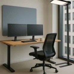 QAZQA Professional Lampen Für Dein Homeoffice|Wohnzimmerlampen*Tageslicht-Stehleuchte Schwarz Quadratisch inkl. LED und Dimmer - Guzo