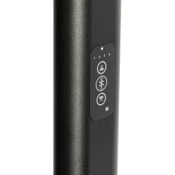 QAZQA Professional Lampen Für Dein Homeoffice|Wohnzimmerlampen*Tageslicht-Stehleuchte Schwarz Quadratisch inkl. LED und Dimmer - Guzo