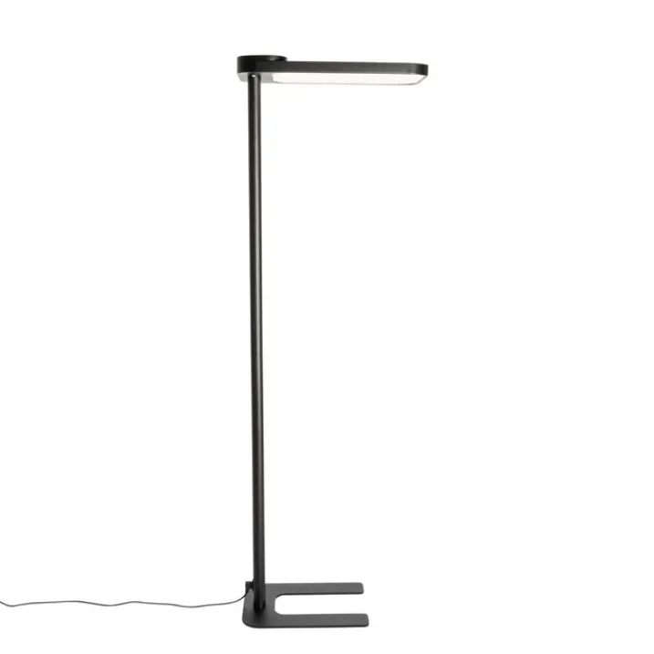 QAZQA Professional Lampen Für Dein Homeoffice|Wohnzimmerlampen*Tageslicht-Stehleuchte Schwarz Quadratisch inkl. LED und Dimmer - Guzo