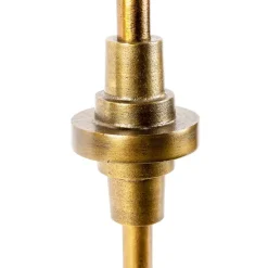 QAZQA Tischlampen|Wohnzimmerlampen*Tischlampe Bronze Veloursschirm grün 40 cm - Diverso