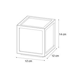 Newgarden Gartenbeleuchtung|Led-Außenleuchten*Tischleuchte aus Bambus mit Flammeneffekt inkl. LED IP44 Solar Wiederaufladbar - Vega
