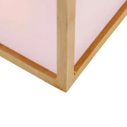 Newgarden Gartenbeleuchtung|Led-Außenleuchten*Tischleuchte aus Bambus mit Flammeneffekt inkl. LED IP44 Solar Wiederaufladbar - Vega