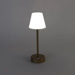 Newgarden Gartenbeleuchtung|Led-Außenleuchten*Tischleuchte aus Messing inkl. LED wiederaufladbar mit Touchdimmer - Renata