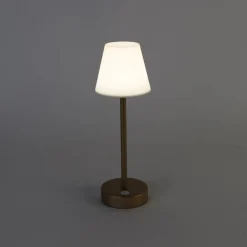 Newgarden Gartenbeleuchtung|Led-Außenleuchten*Tischleuchte aus Messing inkl. LED wiederaufladbar mit Touchdimmer - Renata