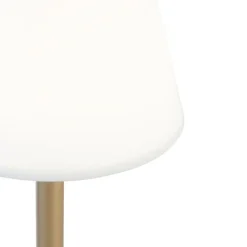 Newgarden Gartenbeleuchtung|Led-Außenleuchten*Tischleuchte aus Messing inkl. LED wiederaufladbar mit Touchdimmer - Renata