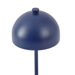 QAZQA Gartenbeleuchtung|Led-Außenleuchten*Tischleuchte blau inkl. LED IP54 Wiederaufladbar mit Ladestation - Squirrel