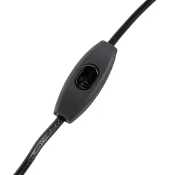 QAZQA Tischlampen|Wohnzimmerlampen*Tischleuchte Bronze mit Samtschirm Taupe 35cm - Pisos