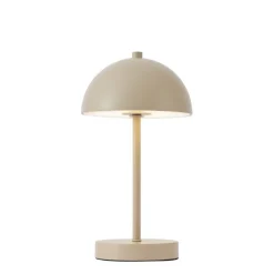 QAZQA Gartenbeleuchtung|Led-Außenleuchten*Tischleuchte für den Außenbereich beige inkl. LED 3-Stufen-Dimmbar IP44 Wiederaufladbar - Keira