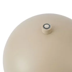 QAZQA Gartenbeleuchtung|Led-Außenleuchten*Tischleuchte für den Außenbereich beige inkl. LED 3-Stufen-Dimmbar IP44 Wiederaufladbar - Keira