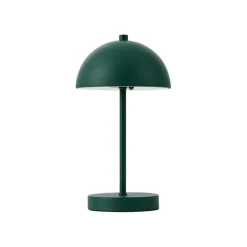 QAZQA Gartenbeleuchtung|Led-Außenleuchten*Tischleuchte für den Außenbereich Dunkelgrün inkl. LED 3-Stufen-Dimmbar IP44 Wiederaufladbar - Keira