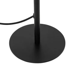 QAZQA Gartenbeleuchtung|Tischlampe Außen*Tischleuchte für den Außenbereich schwarz mit weißem Schirm IP44 - Robbert