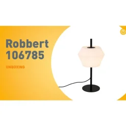 QAZQA Gartenbeleuchtung|Tischlampe Außen*Tischleuchte für den Außenbereich schwarz mit weißem Schirm IP44 - Robbert