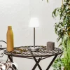 Newgarden Gartenbeleuchtung|Led-Außenleuchten*Tischleuchte grau inkl. LED wiederaufladbar mit Touchdimmer - Renata
