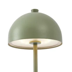 QAZQA Gartenbeleuchtung|Led-Außenleuchten*Tischleuchte Grün inkl. LED IP54 Wiederaufladbar mit Ladestation - Squirrel