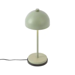 QAZQA Gartenbeleuchtung|Led-Außenleuchten*Tischleuchte Grün inkl. LED IP54 Wiederaufladbar mit Ladestation - Squirrel