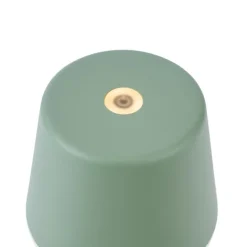 QAZQA Professional Gartenbeleuchtung|Led-Außenleuchten*Tischleuchte Grün inkl. LED IP65 Wiederaufladbar mit Ladestation - Bass