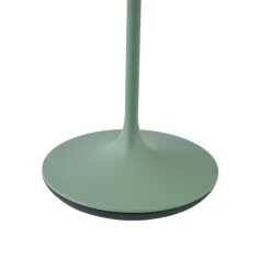 QAZQA Professional Gartenbeleuchtung|Led-Außenleuchten*Tischleuchte Grün inkl. LED IP65 Wiederaufladbar mit Ladestation - Bass