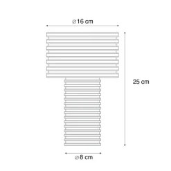 Newgarden Gartenbeleuchtung|Led-Außenleuchten*Tischleuchte Orange Kunststoff inkl. LED Solar Wiederaufladbar IP44 - Ambar