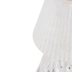 Newgarden Gartenbeleuchtung|Led-Außenleuchten*Tischleuchte transparentes Glas inkl. LED Wiederaufladbar IP44 - Lola 20 Lux