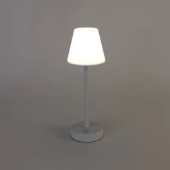 Newgarden Gartenbeleuchtung|Led-Außenleuchten*Tischleuchte weiß inkl. LED wiederaufladbar mit Touchdimmer - Renata