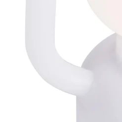 QAZQA Gartenbeleuchtung|Led-Außenleuchten*Tischleuchte weiß IP44 inkl. Bluetooth Lautsprecher - Storm Music