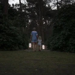 QAZQA Gartenbeleuchtung|Led-Außenleuchten*Tischleuchte wiederaufladbar 30 cm IP44 weiß - Storm Small