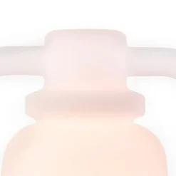 QAZQA Gartenbeleuchtung|Led-Außenleuchten*Tischleuchte wiederaufladbar 30 cm IP44 weiß - Storm Small