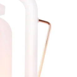 QAZQA Gartenbeleuchtung|Led-Außenleuchten*Tischleuchte wiederaufladbar 30 cm IP44 weiß - Storm Small