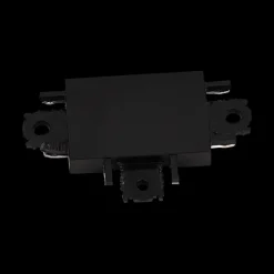 QAZQA Deckenstrahler|Aufbaustrahler*T-Stück Schienenstrahler schwarz 1-phasig - Magnetic