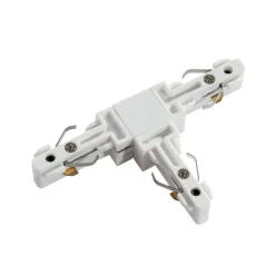 QAZQA Deckenstrahler|Aufbaustrahler*T-Verbinder weiß 1-phasig - Slimline