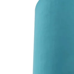 QAZQA Lampenschirme*Velour Lampenschirm blau 20/20/20 mit goldener Innenseite