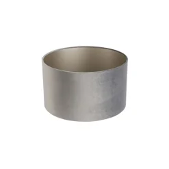 QAZQA Lampenschirme*Velours Lampenschirm grau 35/35/20