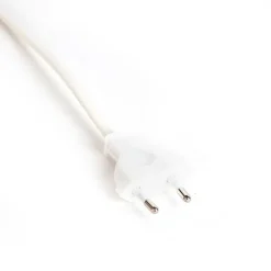 QAZQA Zubehör*Verbindungskabel 80-120cm mit Schalter und Stecker weiß