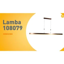 QAZQA Schlafzimmerlampen|Küchenlampen*Verstellbare Hängelampe Dunkelbronze inkl. dimmbarer LED - Lamba